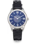 Versace Dafne Mother-Of-Pearl Elaphe Strap Watch - Lyst