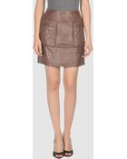 3.1 Phillip Lim Leather Skirt - Lyst