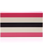 Charlotte Olympia Pandora Striped Perspex Clutch - Lyst