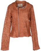 Vintage De Luxe Leather Outerwear - Lyst