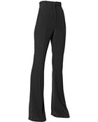 Alexander McQueen Viscose Leaf Crepe Trousers - Lyst