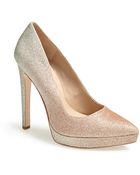 BCBGMAXAZRIA Gami Dégradé Glitter Pointy Toe Pump - Lyst