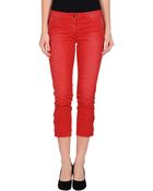 C'n'c' Costume National 34length Trousers - Lyst
