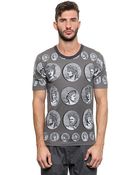 Dolce & Gabbana Coin Printed Cotton Jersey T-shirt - Lyst