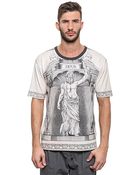 Dolce & Gabbana Zeus Printed Cotton Jersey T-shirt - Lyst