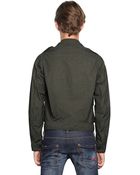 DSquared2 Wired Cotton Military Bomber Jacket - Lyst