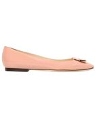 Jimmy Choo 10mm Patent Leather Ballerina Flats - Lyst