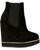 Paloma Barceló 140mm Suede Boot Wedges - Lyst