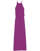 Tibi Silk Long Halter Dress - Lyst