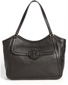 Tory Burch Amanda Small Leather Tote - Lyst