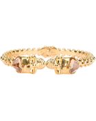 Alexander McQueen Twin Skull Bracelet - Lyst