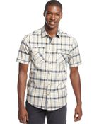 Sean John Big Tall Short Sleeve Check Shirt - Lyst