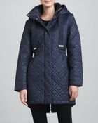 Elie Tahari Mary Kate Puffer Coat - Lyst