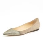 Jimmy Choo Alina Pointtoe Degrade Flat - Lyst