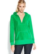 Michael Kors Longsleeve Hooded Terry Pullover - Lyst