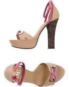 Sgn Giancarlo Paoli Platform Sandals - Lyst