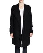 Vince Fringe Cardigan - Lyst