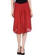 See By Chloé Knee Length Skirt - Lyst