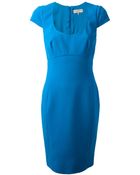 Emilio Pucci Cap Sleeve Dress - Lyst
