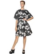 Giambattista Valli Floral Printed Silk Gazar Dress - Lyst