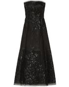 Oscar de la Renta Embellished Tulle Gown - Lyst