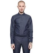 Maison Martin Margiela Cotton Chambray Shirt - Lyst