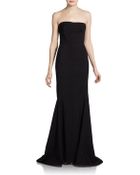 Zac Posen Strapless Sheath Gown - Lyst