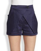 Zero + Maria Cornejo Cargo Contra Stretch Shorts - Lyst