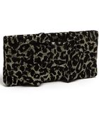 Betsey Johnson Bow Clutch - Lyst