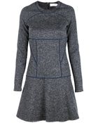 Thakoon Addition Flared Skirt Dress With Piping - Lyst