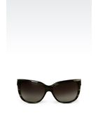 Giorgio Armani Acetate Sunglasses With Square Lenses - Lyst