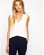 Asos V Hem Shell Top - Lyst