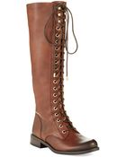 Vince Camuto Fami Leather Knee High Boots - Lyst