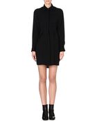 Maison Margiela Crepe Shirt Dress - Lyst