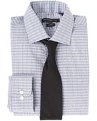 John Varvatos Regular Fit Check Dress Shirt - Lyst