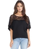 Michael Stars Off The Shoulder Dolman Top - Lyst
