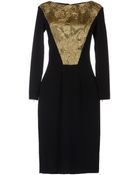 Francesco Scognamiglio Knee-Length Dress - Lyst