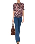 Victoria Beckham Denim Flared Jeans - Lyst