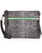 Topshop Stingray Leather Clutch Bag - Lyst