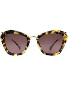 Miu Miu Noir Mu 10ns 7s00a0 Sunglasses - Lyst