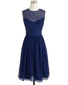 J.Crew Petite Clara Dress In Silk Chiffon - Lyst