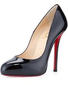 Christian Louboutin Argotik Patent Red Sole Pump - Lyst