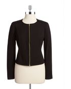 Calvin Klein Cropped Jacket - Lyst