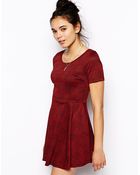 Glamorous Houndstooth Skater Dress - Lyst