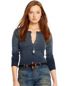 Polo Ralph Lauren Long-sleeve Henley Top - Lyst