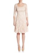 Chetta B Fit-And-Flare Lace Dress - Lyst