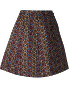 Stella Jean Geometric Print A-Line Skirt - Lyst