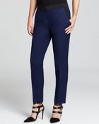 Elie Tahari Alanis Slim Ankle Pants - Lyst