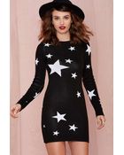 Nasty Gal Seeing Stars Knit Dress - Lyst