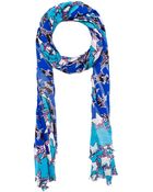 Diane von Furstenberg Lurex Wool Scarf - Lyst